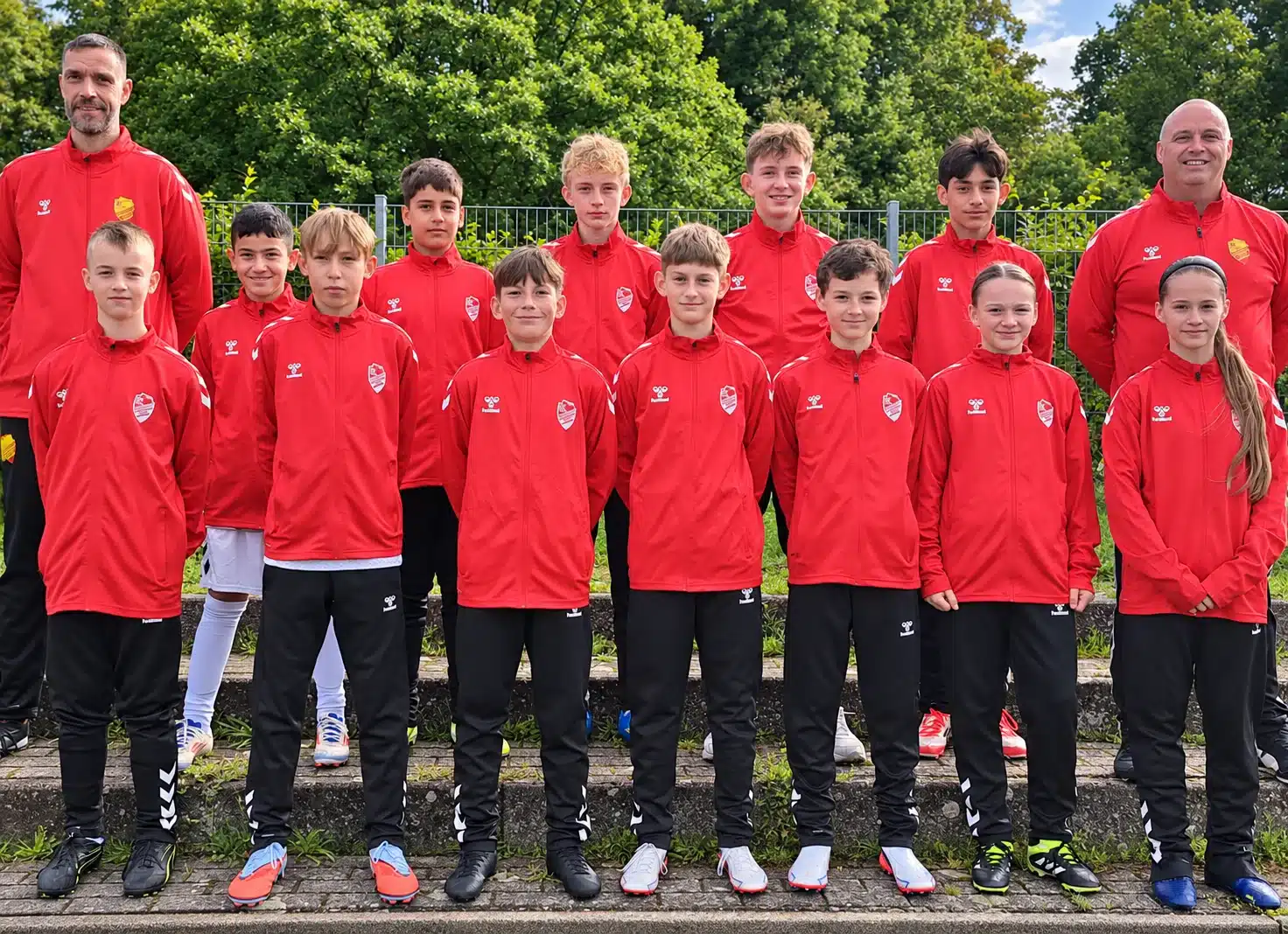 Mannschaftsfoto der C2-Jugend des FC Dornbreite