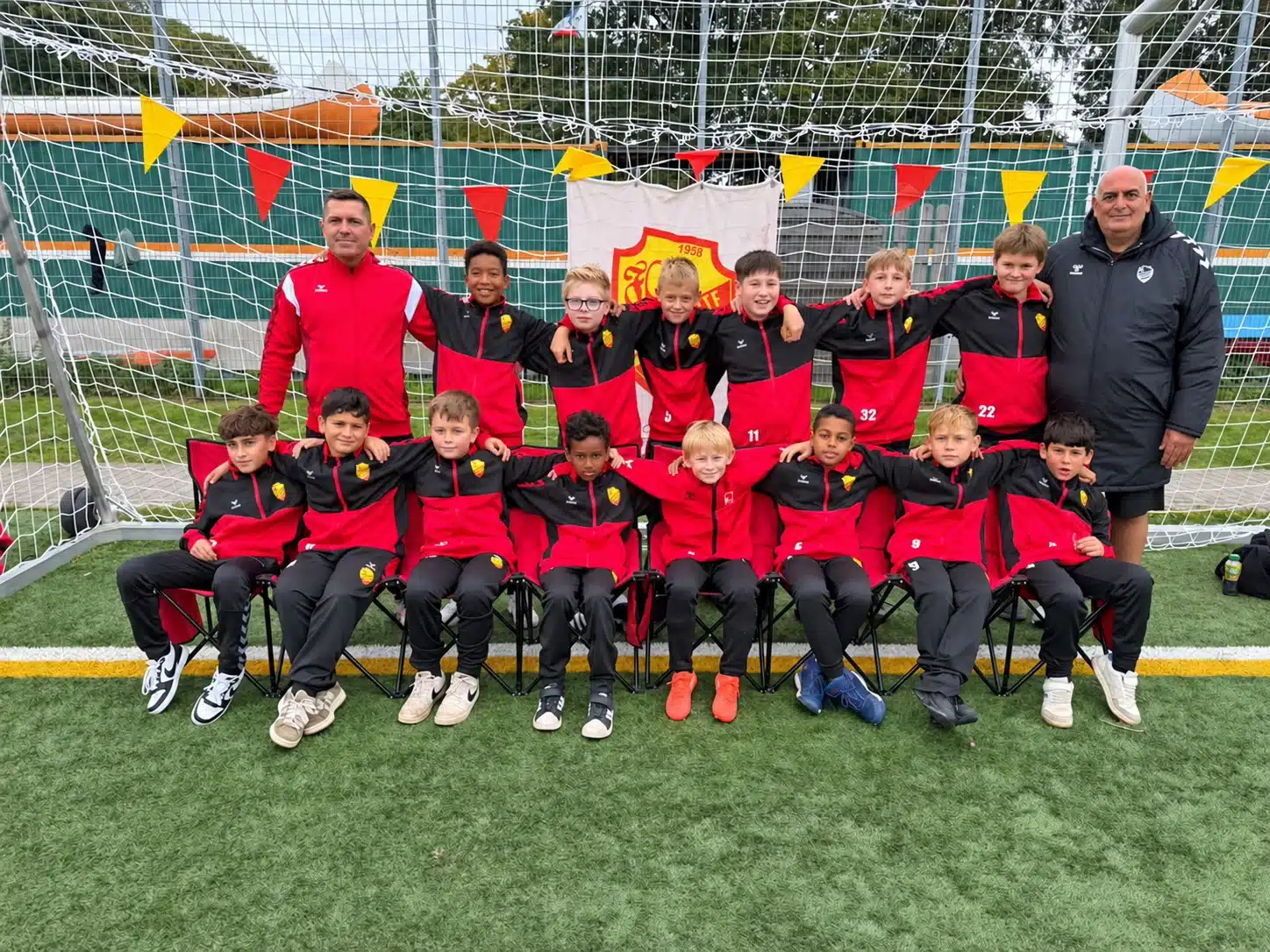 Mannschaftsfoto der E1-Jugend des FC Dornbreite