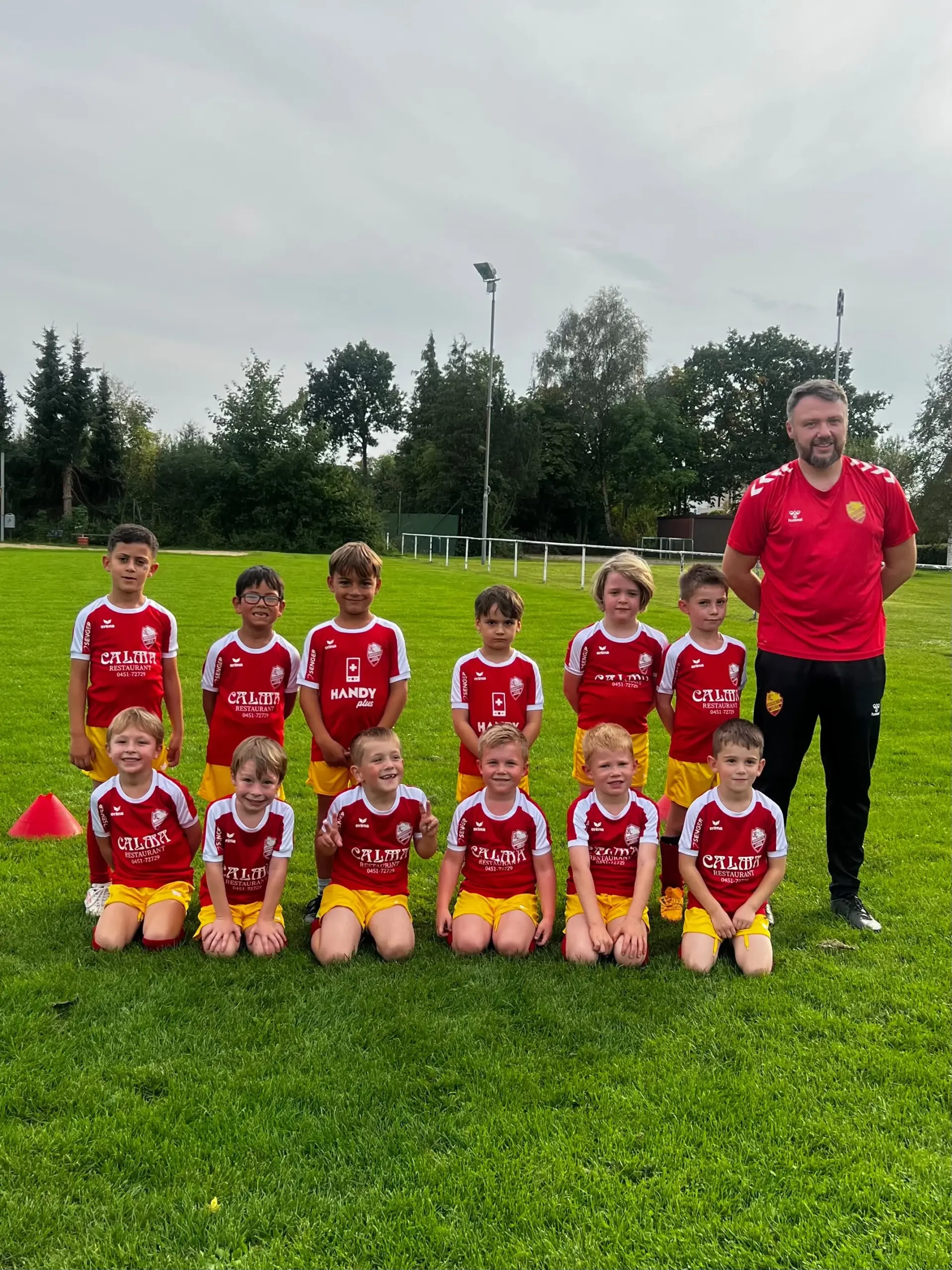 Mannschaftsfoto der G-Jugend des FC Dornbreite